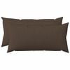vidaXL Kissen mit Kissen HEERLEN 2 Stk. Taupe Stoff