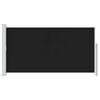 vidaXL Seitenmarkise 160x300 cm Schwarz
