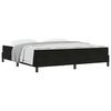 vidaXL Boxspringbett mit Matratze Schwarz 180 x 210 cm Stoff