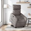 vidaXL Relaxsessel mit Aufstehhilfe Elektrisch Taupe Stoff