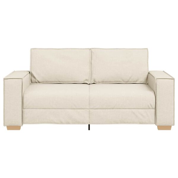 vidaXL 2-Sitzer Sofa Leinen 180x78x84 cm