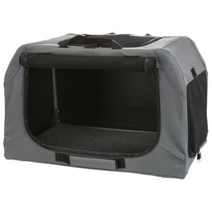 TRIXIE Hunde-Transportbox Easy Soft XS/S Grau