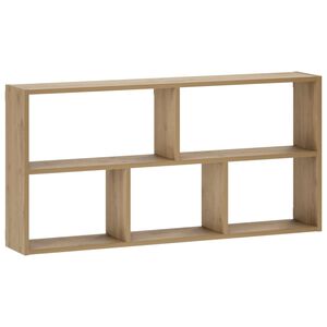 vidaXL Wandregal Artisan-Eiche 102 x 17 x 50 cm Holzwerkstoff