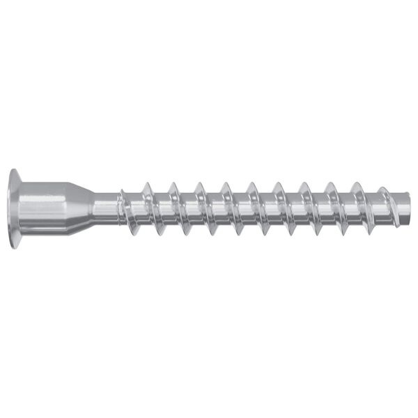 vidaXL Confirmat-Schrauben 2500 pcs Silber Metall