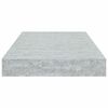 vidaXL Schweberegale 2 Stk. Betongrau 40x23x3,8 cm MDF