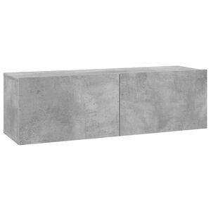 vidaXL TV-Schrank Betongrau 100x30x30 cm Holzwerkstoff