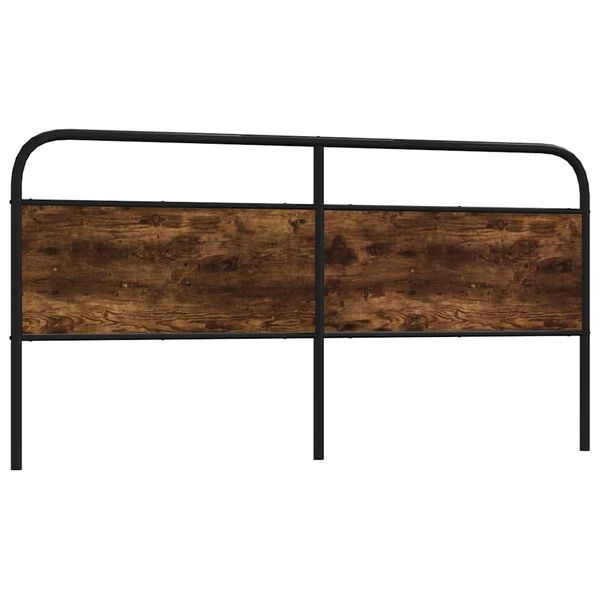 vidaXL Ersatz-Kopfteil R&auml;uchereiche 180 cm Stahl und Holzwerkstoff