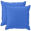 vidaXL Kissenbezug 2 stk. HOUTEN K&ouml;nigsblau 60 x 60 cm Polyester