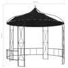 vidaXL Pavillon 300 x 290 cm Anthrazit Rund