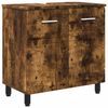 vidaXL Waschtisch Ger&auml;ucherte Eiche 60 x 35 x 60 cm Holzwerkstoff
