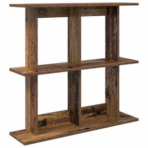 vidaXL Wandregal Wandhalterung Altholz 80 x 20 x 75 cm Holzwerkstoff