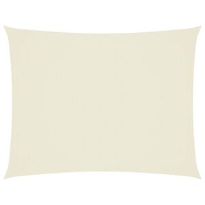 vidaXL Sonnensegel Oxford-Gewebe Rechteckig 2x3 m Creme