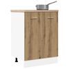 vidaXL Unterschrank Lyon Artisan-Eiche 60x46x81,5 cm Holzwerkstoff