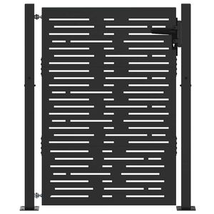 vidaXL Gartentor 100x125 cm Cortenstahl Quadratisches Design