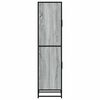 vidaXL Highboard Grau Sonoma 35,5x35x139 cm Holzwerkstoff und Metall