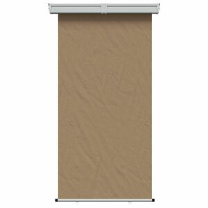 vidaXL Balkon Seitenmarkise 100% Polyester Eisen Stahl