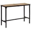 vidaXL Bartisch 150x55x107 cm Raues Massivholz Mango