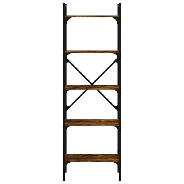 vidaXL B&uuml;cherregal 5 F&auml;cher R&auml;uchereiche 56x31,5x174 cm Holzwerkstoff