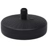 vidaXL Sonnenschirmst&auml;nder Sand/Wasser 24 L Schwarz