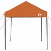 vidaXL Pop-up Pavillon Zelt Orange 200 x 200 cm Stoff