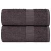 vidaXL Wascht&uuml;cher FROGN 2 Stk. Anthrazit 30x30 cm 360 g/m&sup2;