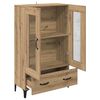 vidaXL Highboard Artisan-Eiche 70 x 31 x 115 cm Verbundholz und Eisen