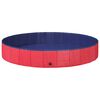 vidaXL Hundepool &Oslash;200 x 30 cm Dicker PVC Rot
