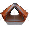 vidaXL Teepee Zelt mit Dach Grau und Orange 490 x 410 x 210 cm