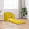 vidaXL Schlafsofa Gelb 65 x 80 x 83 cm Samt