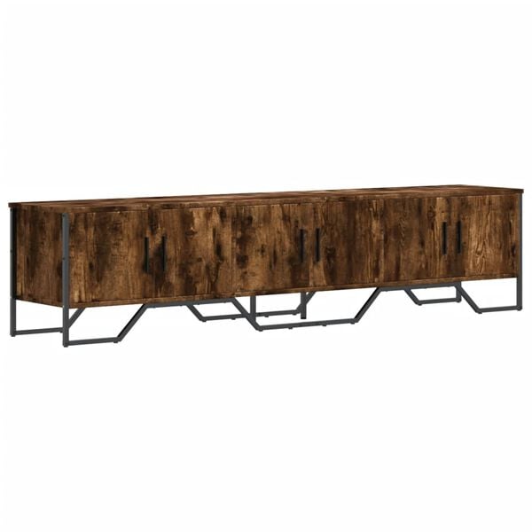 vidaXL TV-Schrank Räuchereiche 180x34x41 cm Holzwerkstoff