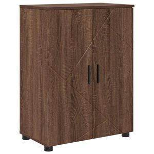 vidaXL Badezimmerschrank Braun Eichen-Optik 60 x 35 x 80 cm