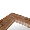 vidaXL Dekorativer Spiegel Teak 60 x 60 cm Quadratisch