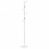 vidaXL Garderobenständer Weiß 175 cm Pulverbeschichtetes Eisen