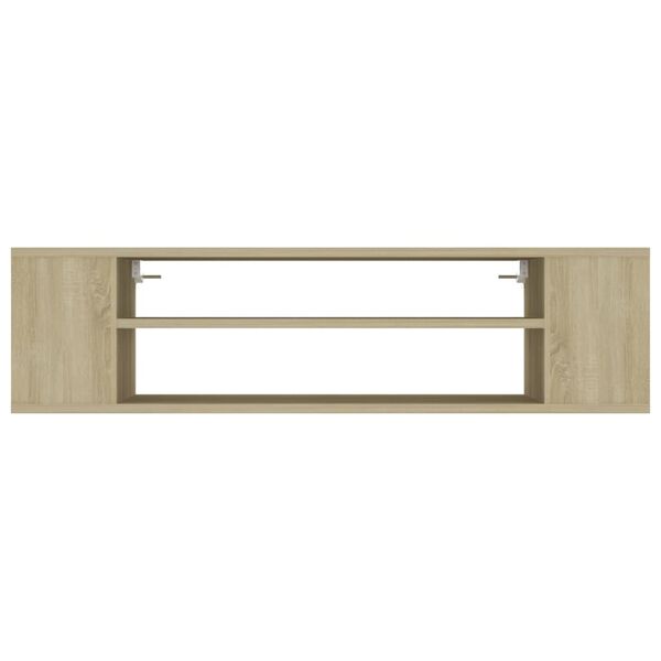 vidaXL TV-H&auml;ngeschrank Sonoma-Eiche 100x30x26,5 cm Holzwerkstoff