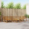vidaXL Outdoor-Sofagarnitur 7 pcs Natur Massivholz Akazie