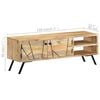 vidaXL TV-Schrank 110x30x40 cm Mango Massivholz
