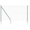 vidaXL Euro-Zaun mit Stacheln 10 x 1,6 m PVC-beschichteter Stahl Gr&uuml;n