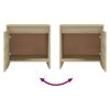 vidaXL Nachttisch Sonoma-Eiche 45x34x44,5 cm Holzwerkstoff