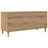 vidaXL Plattenschrank Artisan-Eiche 100x38x48 cm Holzwerkstoff