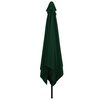 vidaXL Gartenparasol Grün und Schwarz 295 x 295 x 245 cm