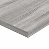 vidaXL Wandregale 4 Stk. Grau Sonoma 60x40x1,5 cm Holzwerkstoff