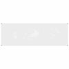 vidaXL Transparente Plane mit &Ouml;sen 1x3 m PVC