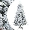 vidaXL K&uuml;nstlicher Scharnier-Weihnachtsbaum schneebedeckt