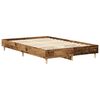 vidaXL Bettgestell ohne Matratze Altholz-Optik 120x190cm Holzwerkstoff