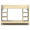 vidaXL Wand-Schreibtisch Sonoma Eiche 105x48x75 cm Holzwerkstoff