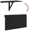 vidaXL Wand-Klapptisch Schwarz 100x60x56 cm Holzwerkstoff