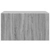 vidaXL Wandschrank Grau Sonoma 70x42,5x40 cm Holzwerkstoff