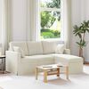 vidaXL Sofa Creme Gesamtabmessungen: 178 x 134 x 80 cm (B x T x H)