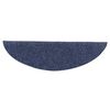 vidaXL Stufenmatten Selbstklebend 10 Stk. 56x17x3 cm Blau Halbrund