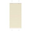 vidaXL Plissee Creme 60x150 cm Stoffbreite 59,4 cm Polyester